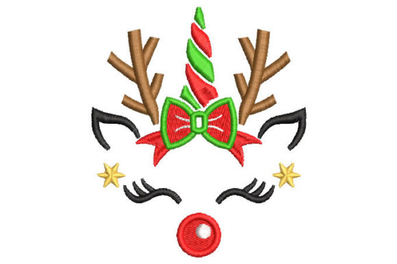 Christmas Unicorn Reindeer