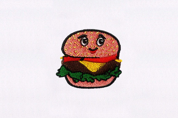 Hamburger Embroidery Design