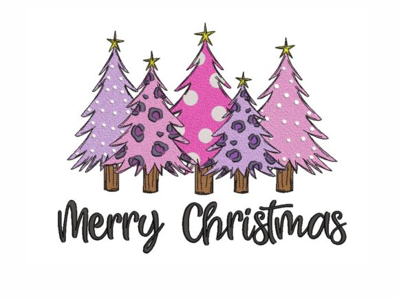 Leopard Christmas Trees