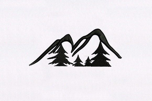 Mountains and Trees Design