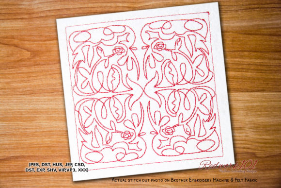 Seamless Interlocking Quilting Pattern