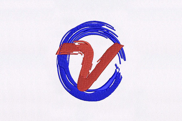 V Alphabet Logo