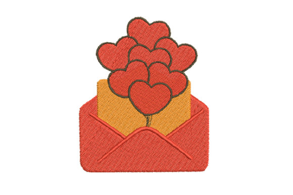 Valentine s Postcard with Hearts