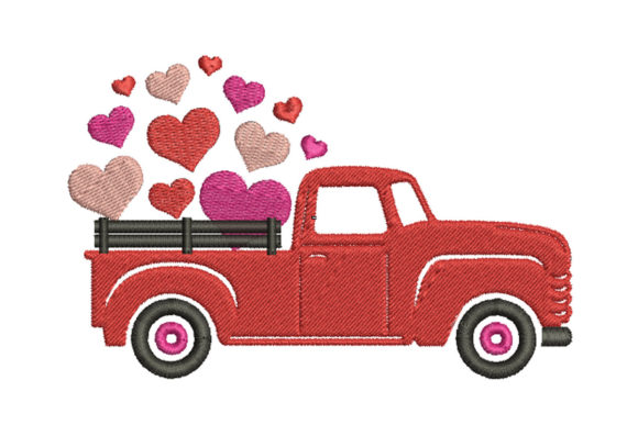 Valentine s Red Truck